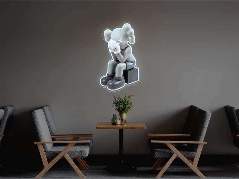 Kaws Companion - Semn Luminos LED Neon