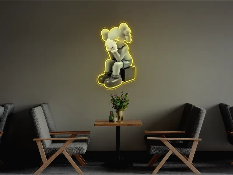 Kaws Companion - Semn Luminos LED Neon
