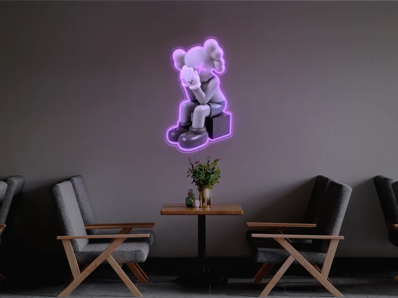 Kaws Companion - Semn Luminos LED Neon