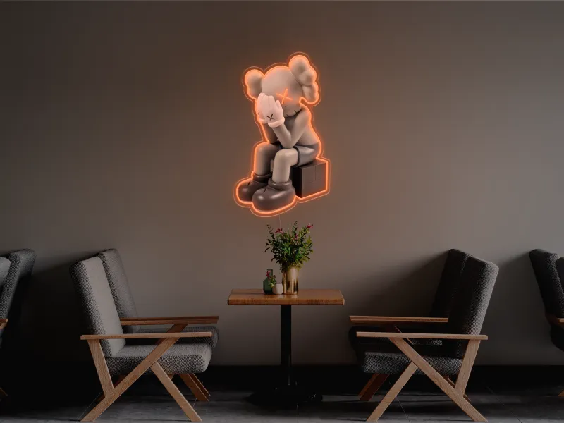 Kaws Companion - Semn Luminos LED Neon