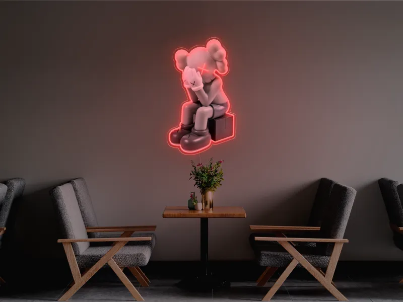 Kaws Companion - Semn Luminos LED Neon