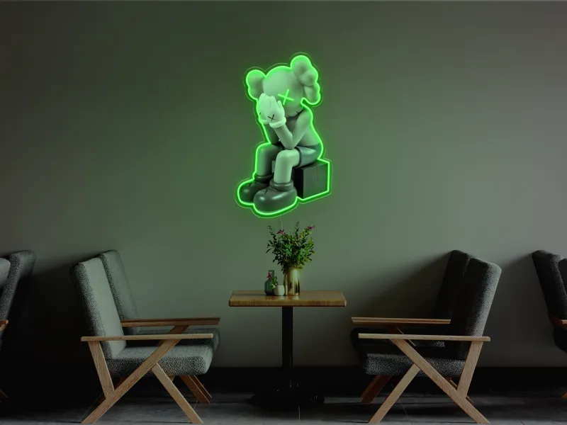 Kaws Companion - Semn Luminos LED Neon