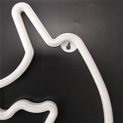 Lampa LED Neon Unicorn, Lumina Calda, cu Baterii si cablu USB