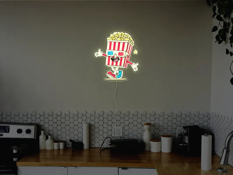 Popcorn - Semn Luminos LED Neon