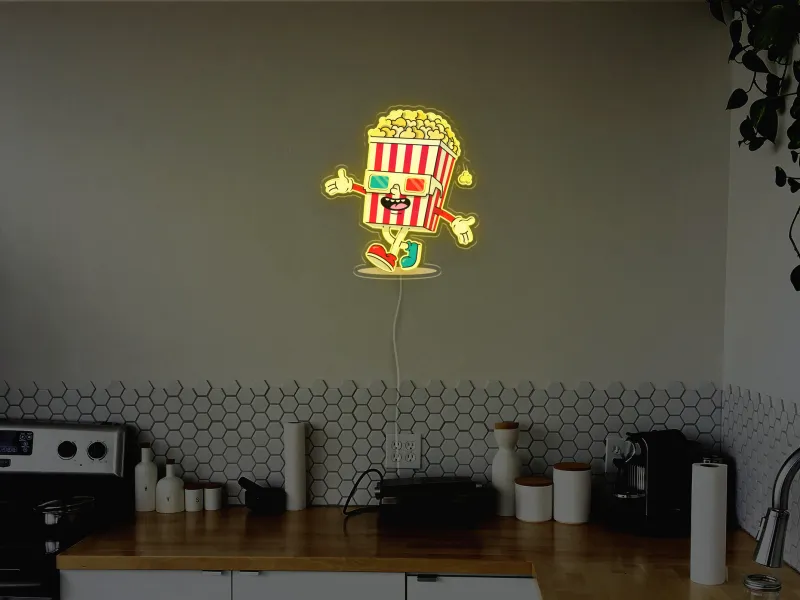 Popcorn - Semn Luminos LED Neon
