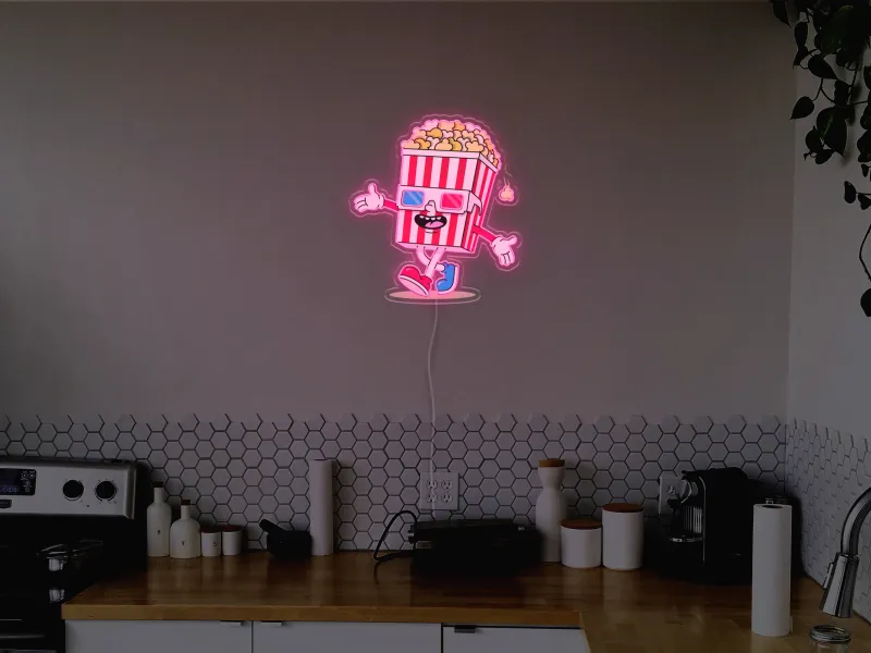 Popcorn - Semn Luminos LED Neon