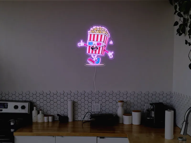 Popcorn - Semn Luminos LED Neon