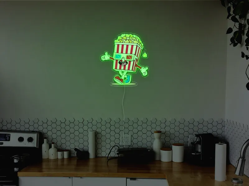 Popcorn - Semn Luminos LED Neon
