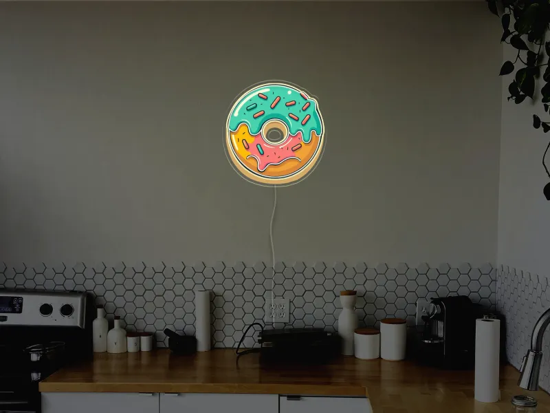 Doughnut - Semn Luminos LED Neon