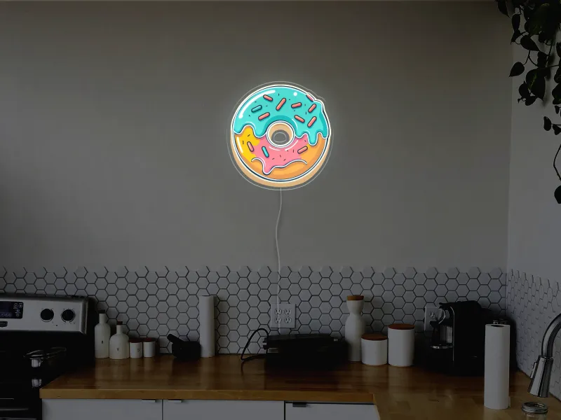Doughnut - Semn Luminos LED Neon