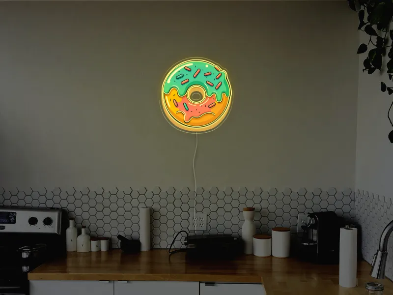 Doughnut - Semn Luminos LED Neon