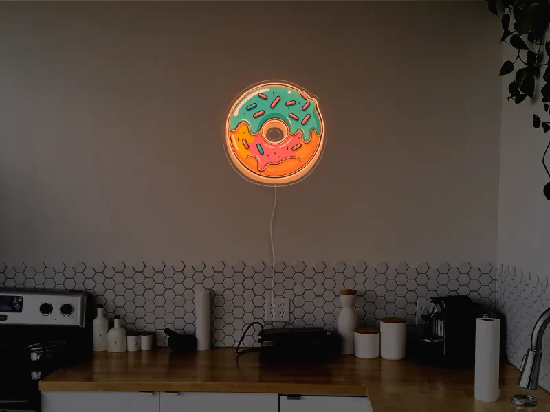 Doughnut - Semn Luminos LED Neon