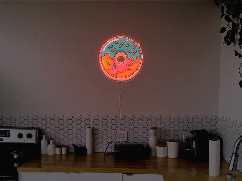 Doughnut - Semn Luminos LED Neon