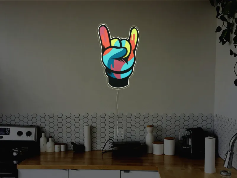 You Rock - Semn Luminos LED Neon