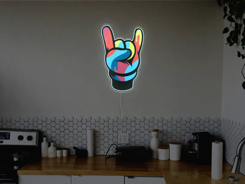 You Rock - Semn Luminos LED Neon