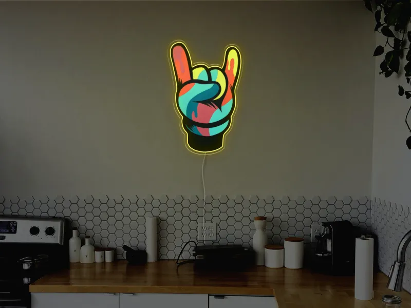 You Rock - Semn Luminos LED Neon