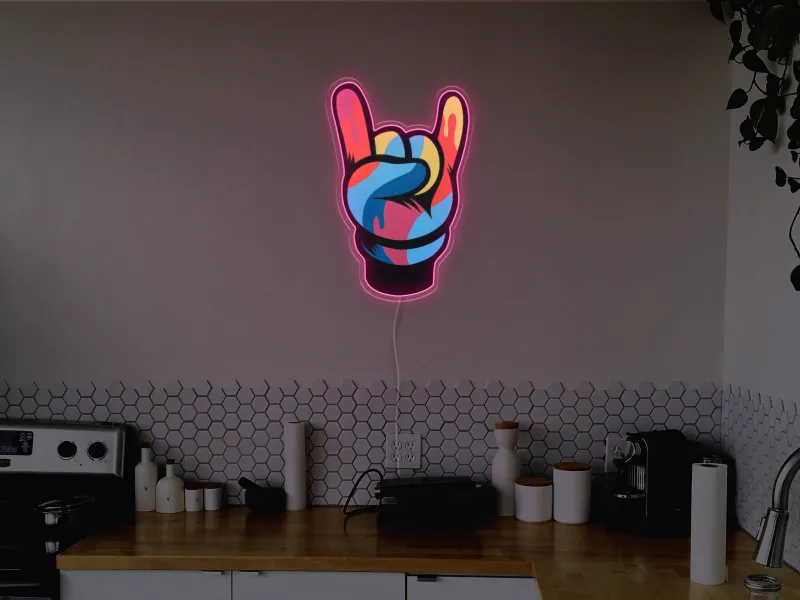 You Rock - Semn Luminos LED Neon