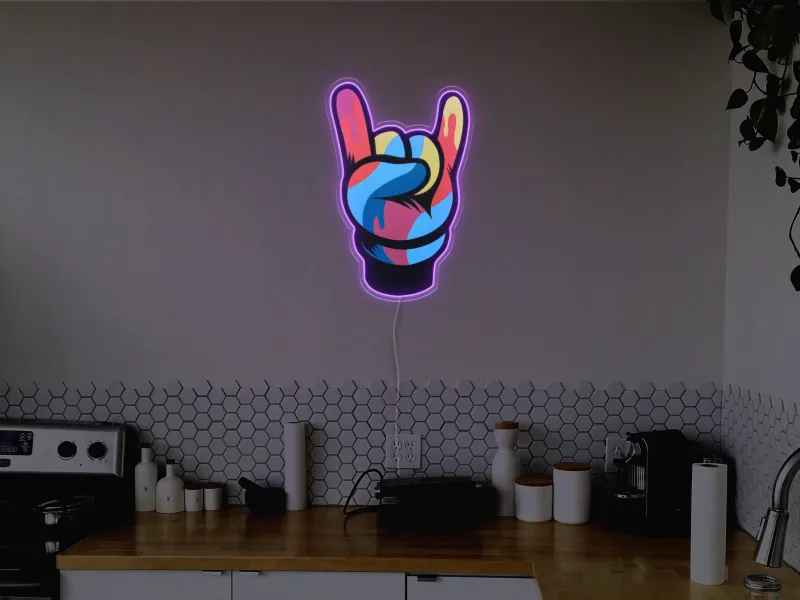 You Rock - Semn Luminos LED Neon