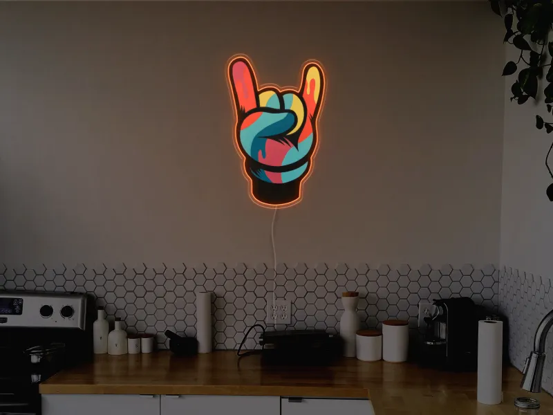 You Rock - Semn Luminos LED Neon