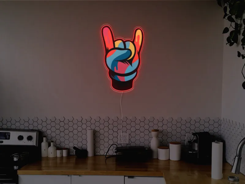 You Rock - Semn Luminos LED Neon