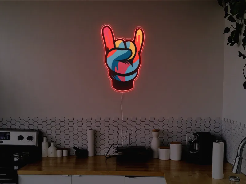 You Rock - Semn Luminos LED Neon