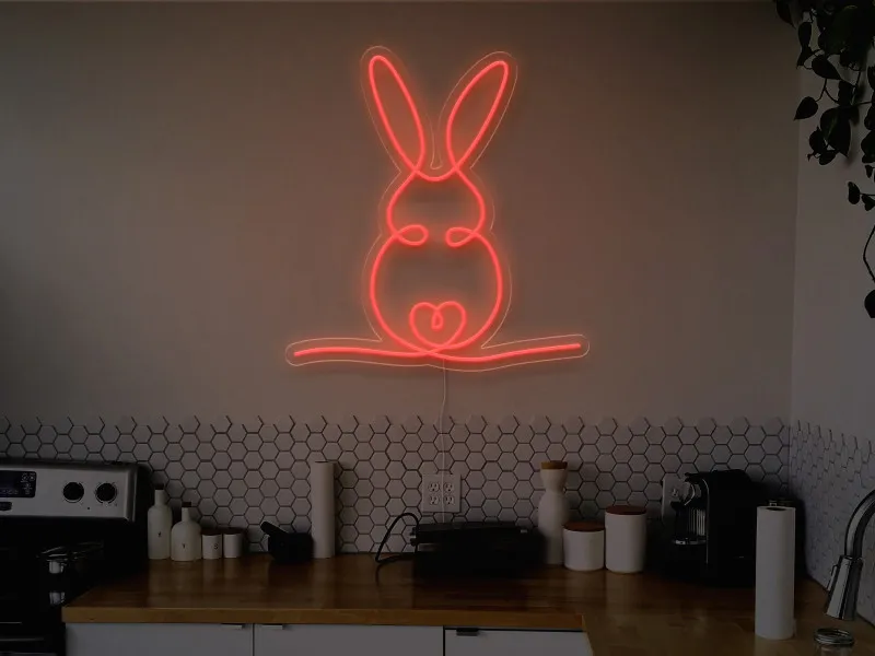 Bunny-Semn Luminos Led Neon