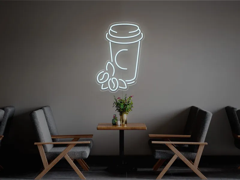 Cana Cafea-Semn Luminos Led Neon