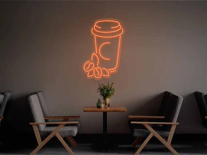 Cana Cafea-Semn Luminos Led Neon
