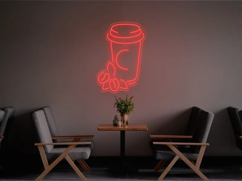 Cana Cafea-Semn Luminos Led Neon