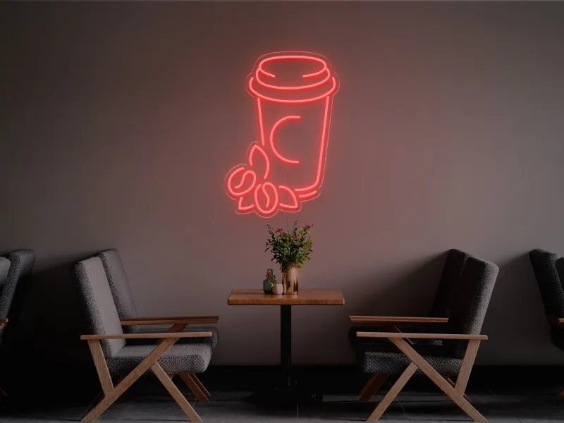 Cana Cafea-Semn Luminos Led Neon