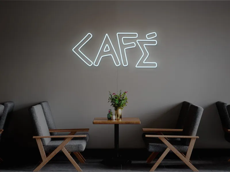 Cafea-Semn Luminos Led Neon
