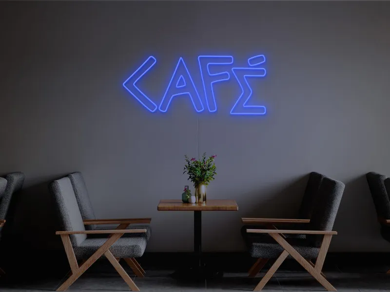Cafea-Semn Luminos Led Neon