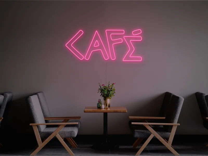 Cafea-Semn Luminos Led Neon