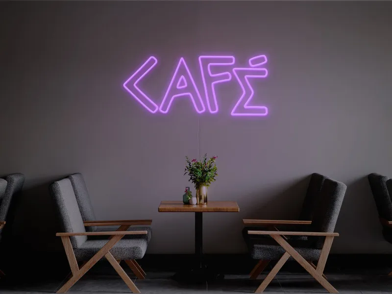 Cafea-Semn Luminos Led Neon