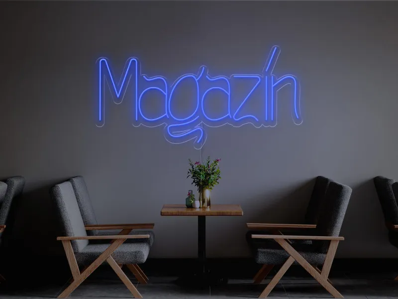 Magazin-Semn Luminos Led Neon
