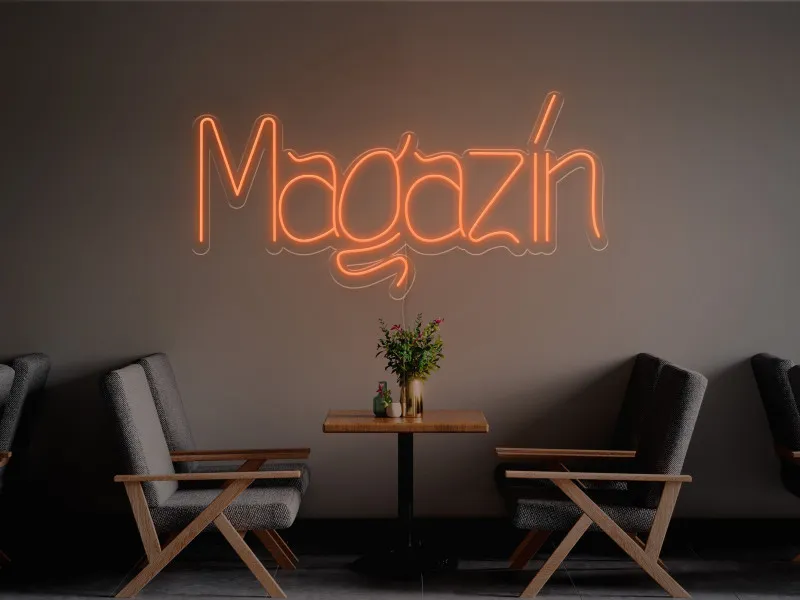 Magazin-Semn Luminos Led Neon