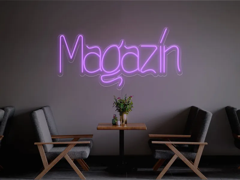 Magazin-Semn Luminos Led Neon