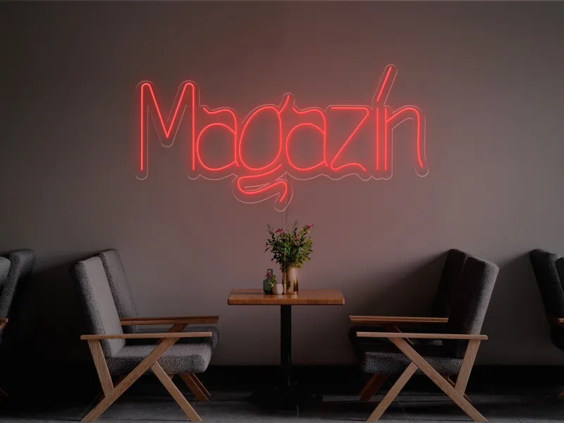 Magazin-Semn Luminos Led Neon