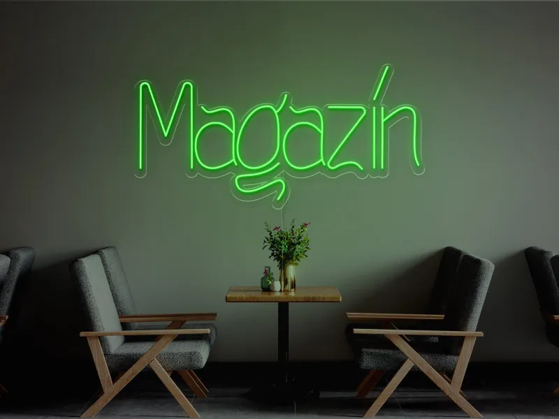 Magazin-Semn Luminos Led Neon