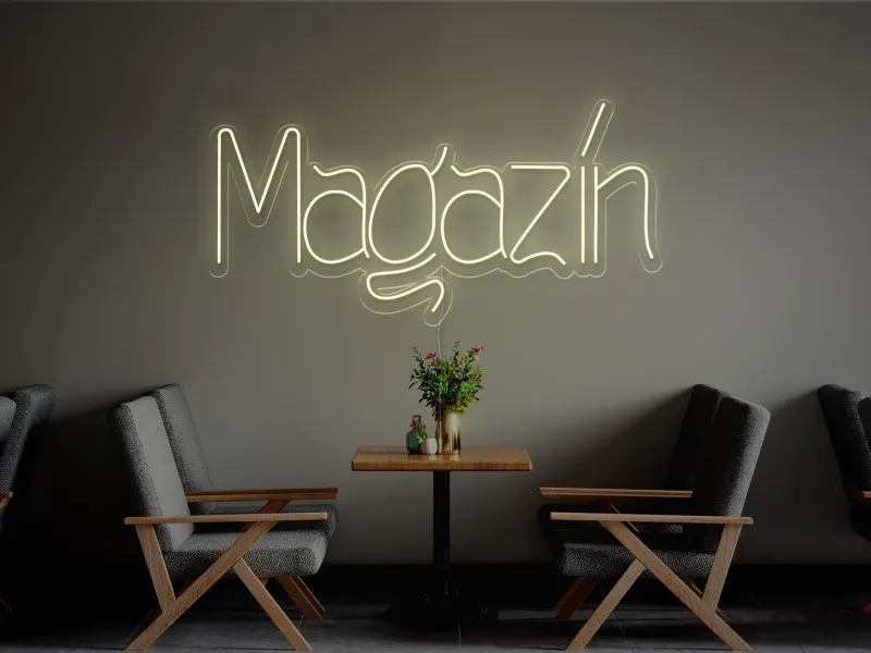 Magazin-Semn Luminos Led Neon