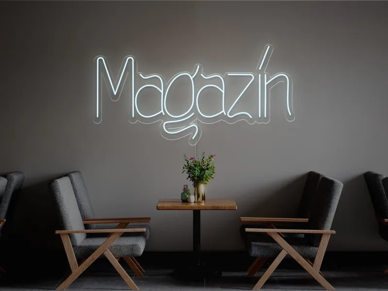 Magazin-Semn Luminos Led Neon