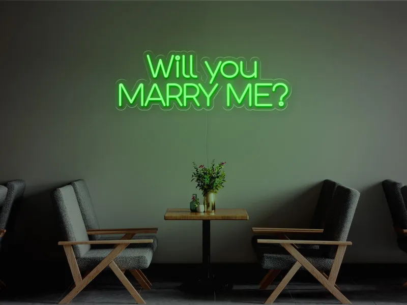 Will you marry me-Semn Luminos Led Neon