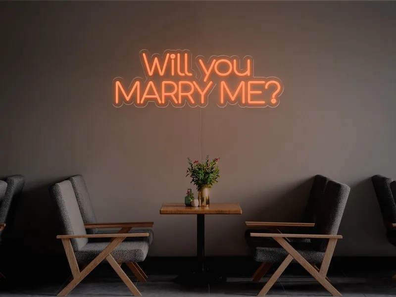 Will you marry me-Semn Luminos Led Neon