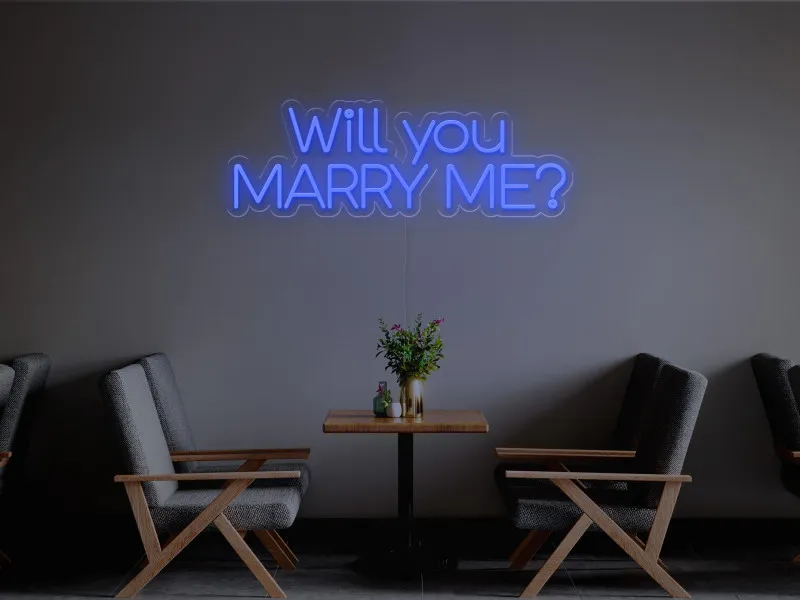 Will you marry me-Semn Luminos Led Neon