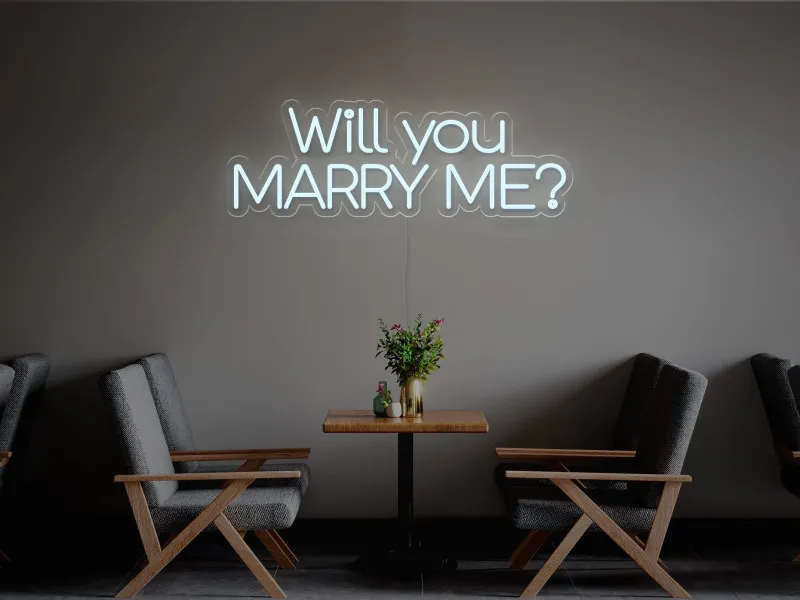 Will you marry me-Semn Luminos Led Neon