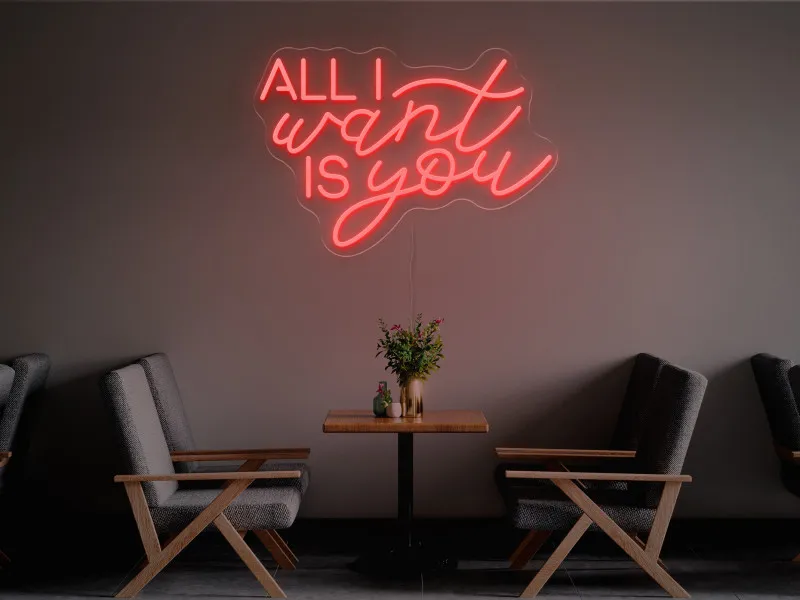 All i want is you-Semn Luminos Led Neon