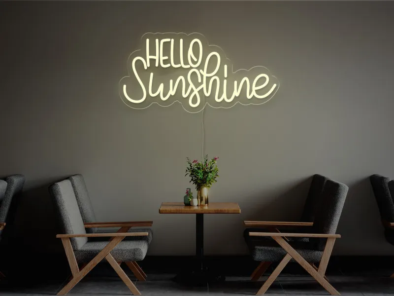 Hello Sunshine-Semn Luminos Led Neon