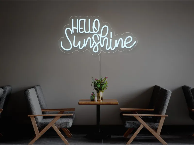 Hello Sunshine-Semn Luminos Led Neon