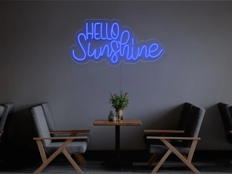 Hello Sunshine-Semn Luminos Led Neon