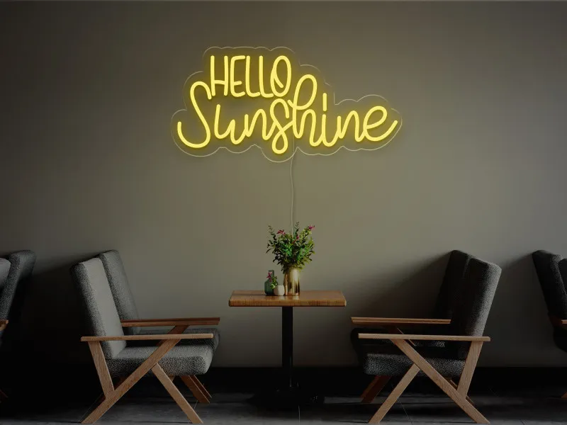 Hello Sunshine-Semn Luminos Led Neon